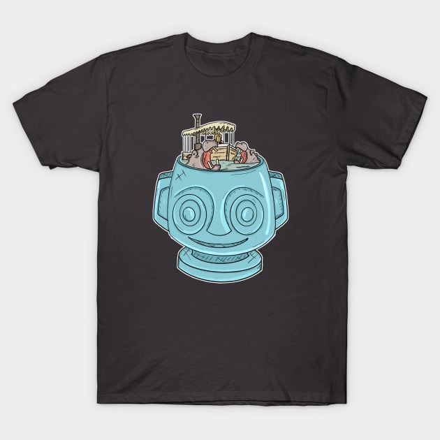 HippopatoMaiTai T-Shirt by BigThunderDesigns